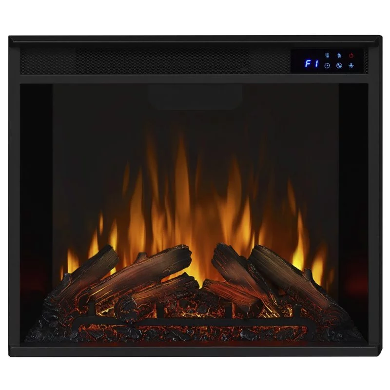 Bowery Hill Traditional Wood Electric Corner Fireplace for TVs up to 50" in Oak