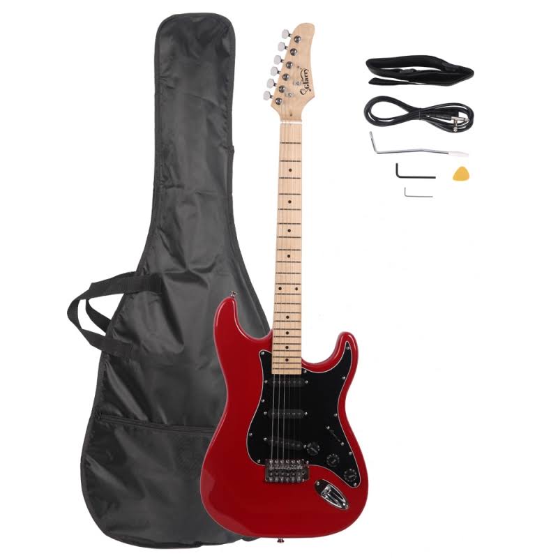 Glarry GST Electric Guitar Red