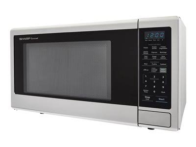 Sharp Carousel 2.2 Cu. ft. Countertop Microwave Oven in Stainless Steel, Silver