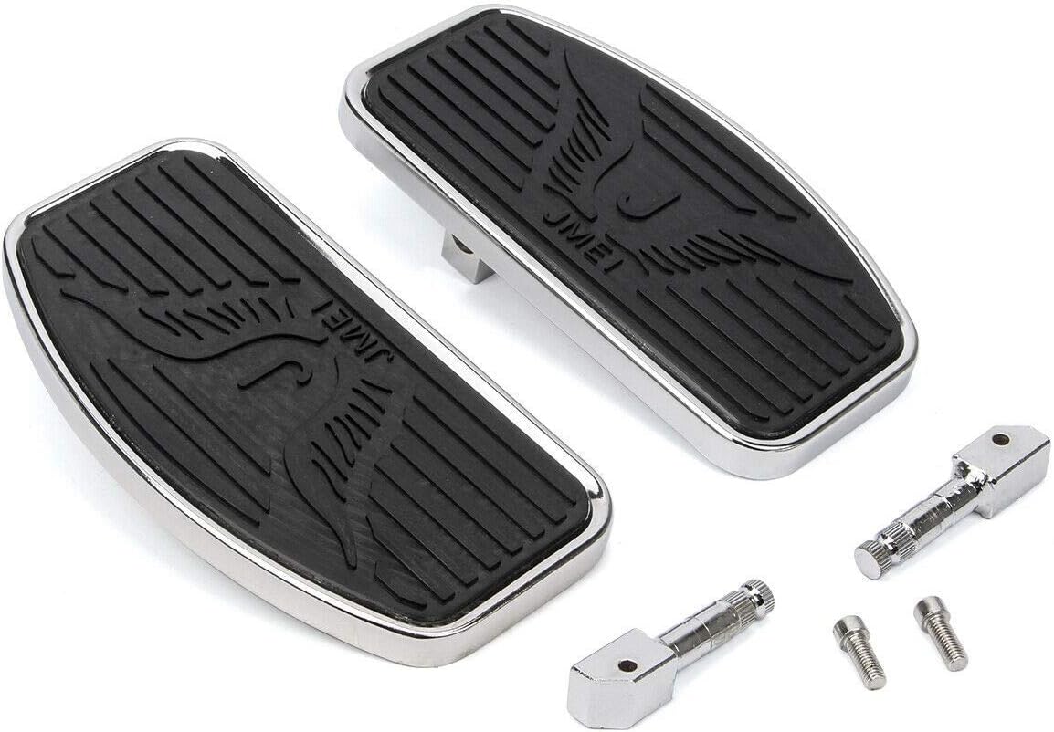 Adjustable New Rider Floorboards Foot Pegs Compatible with/Replacement For HONDA VTX 1300 1800 SUZUKI VL 400 800 C50 Pack of 2