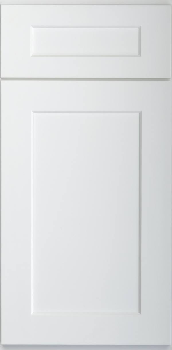 Wilora Hawthorne Shaker White 12x22 x 34.5x22 x 24x22 1 DOOR, 1 Drawer, 1 Shelf Base Cabinet | High-Density Fiberboard (HDF) SW-
