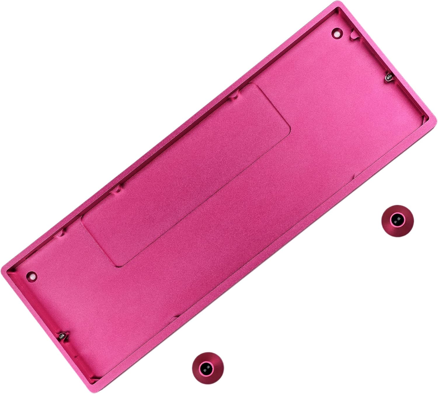 GH60 GK61 RGB Hot Swap Independent Driver Tyce-C ANSI Mechanical Keyboard DIY kit Plastic Case CNC Aluminum Case Plate PCB (Plastic White GK61X Wired)