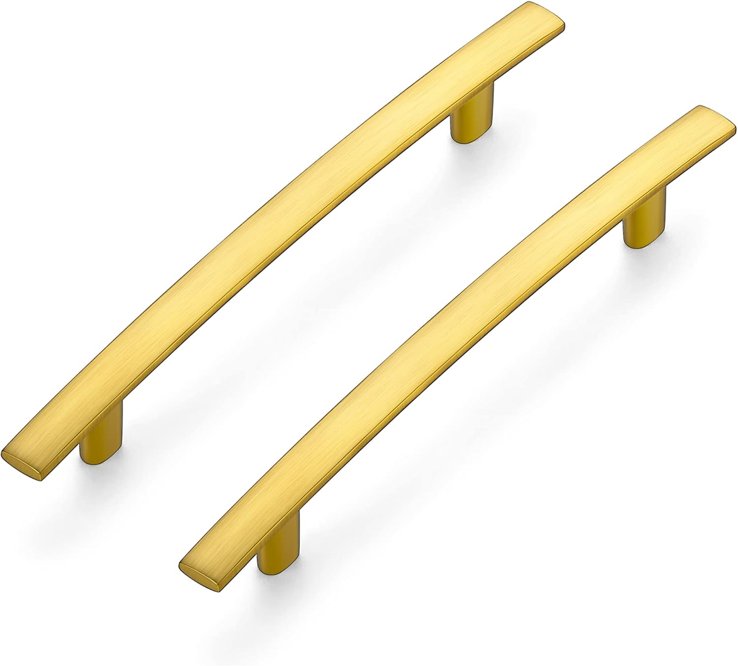 Ravinte 30 Pack | 7-1/4'' Curved Cabinet Pulls Matte Black Kitchen Drawer Pulls Arch Cabinet Handles 7.25”Length, 5” Hole Center Pack of 2