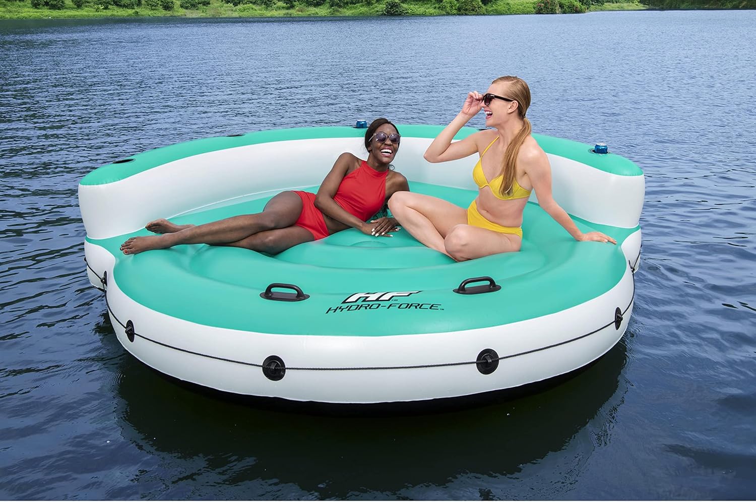 Bestway Hydro-Force Kick Back 5-Person Inflatable Party Island 9’
