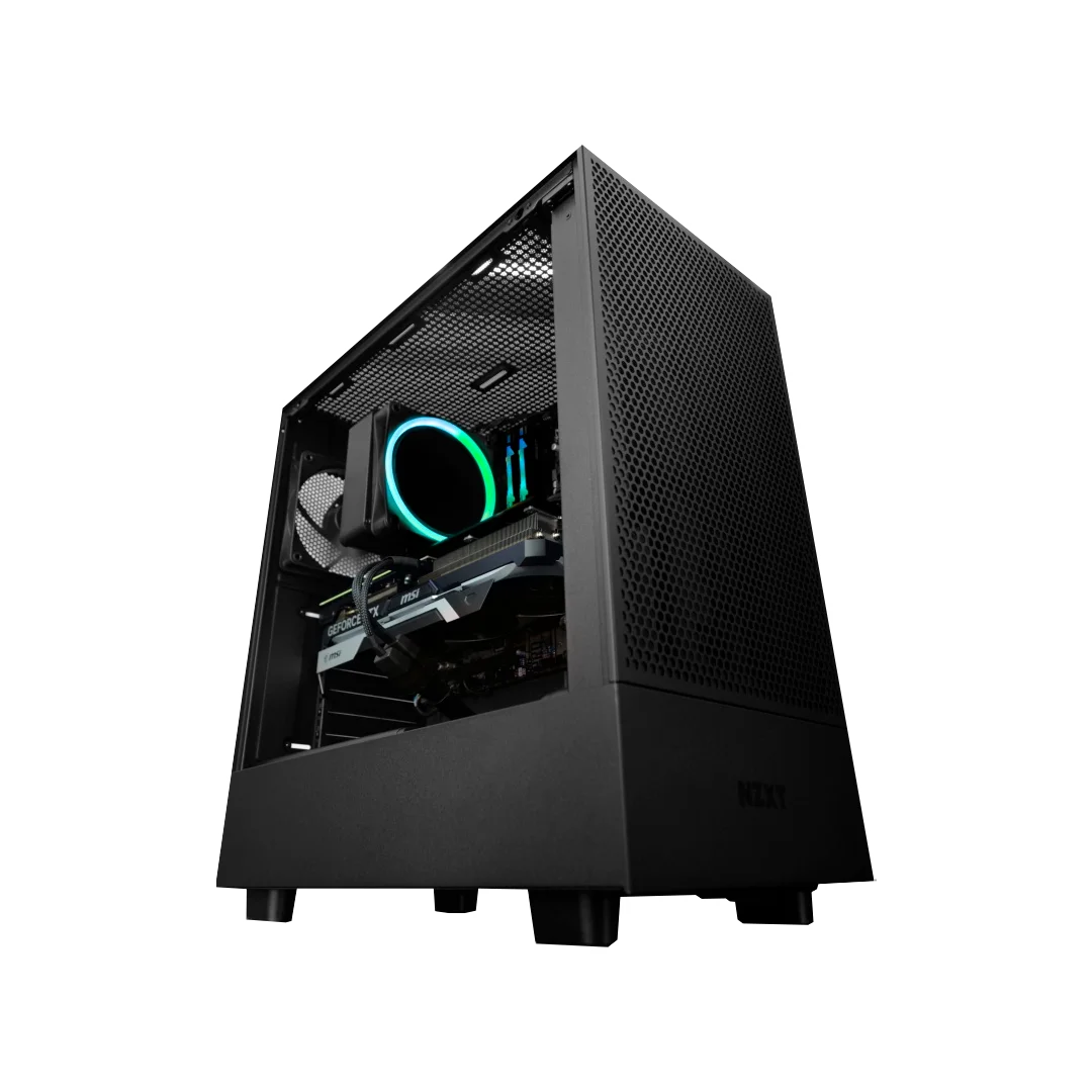KLY Phantom -  Gaming Desktop PC, AMD Ryzen 5 5600 6-Core 3.5 GHz, RTX 4060 8GB GDDR6, 16 GB DDR4 RAM, RGB, 1 TB SSD, Windows 11 Home