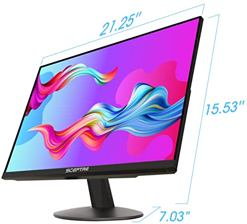 Sceptre IPS 24-inch Essential Thin 100Hz Gaming Monitor USB Type-C DisplayPort HDMI 100% sRGB Build-in Speakers