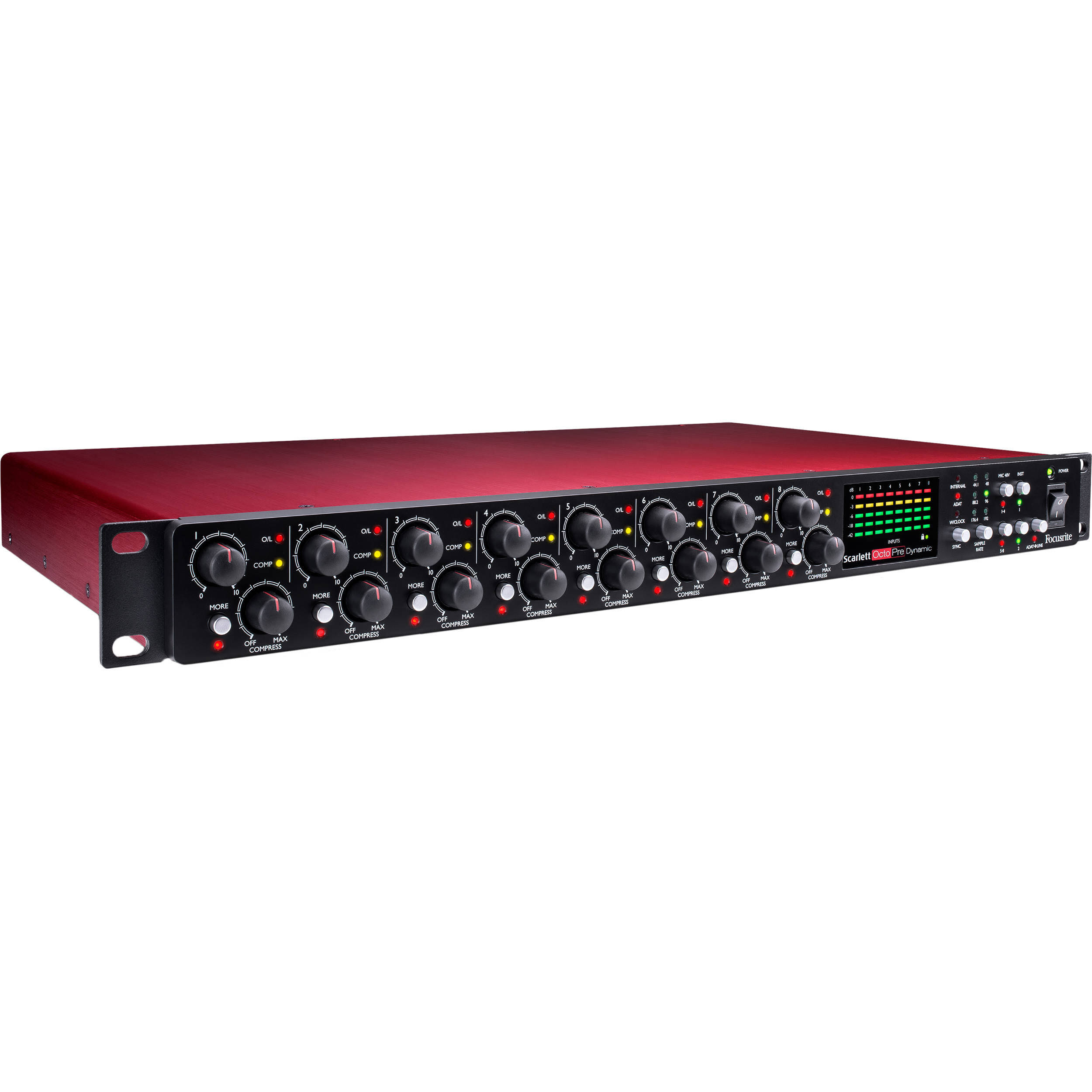 Focusrite Scarlett OctoPre Dynamic 8-Channel Mic Preamp