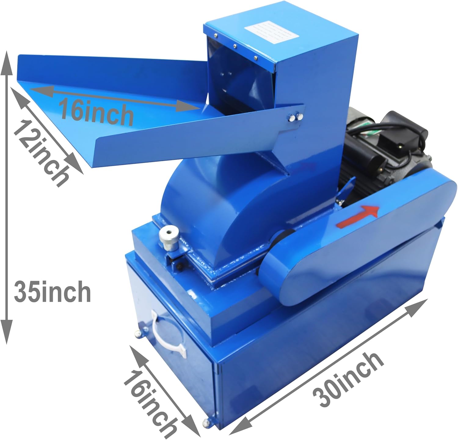 TECHTONGDA Hammer Crusher Hammer Glass Stone Rock Milling Machine Electric Shatter Grinder 220V 3KW