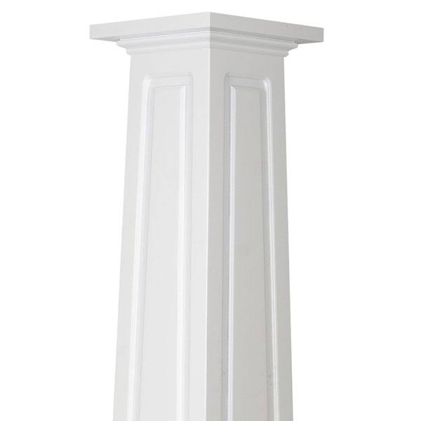 Endura Craftsman Classic Square Tapered Raised Panel Post Ekena Millwork Size: 72x22 H x 11.63x22 W