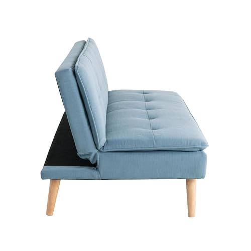 Lifestyle Solutions Tisdale Sofas, 60.7 x 68 x 39, Blue