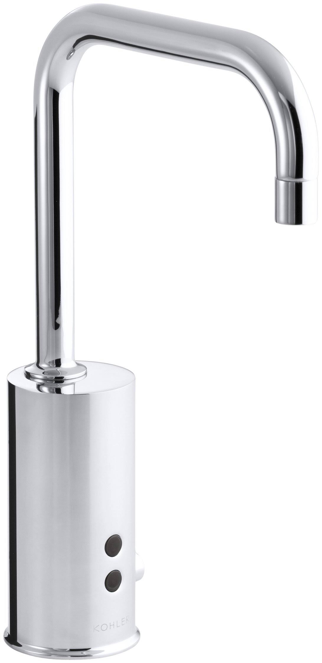 KOHLER K-13473-CP Gooseneck Touchless Deck-Mount Faucet, Polished Chrome