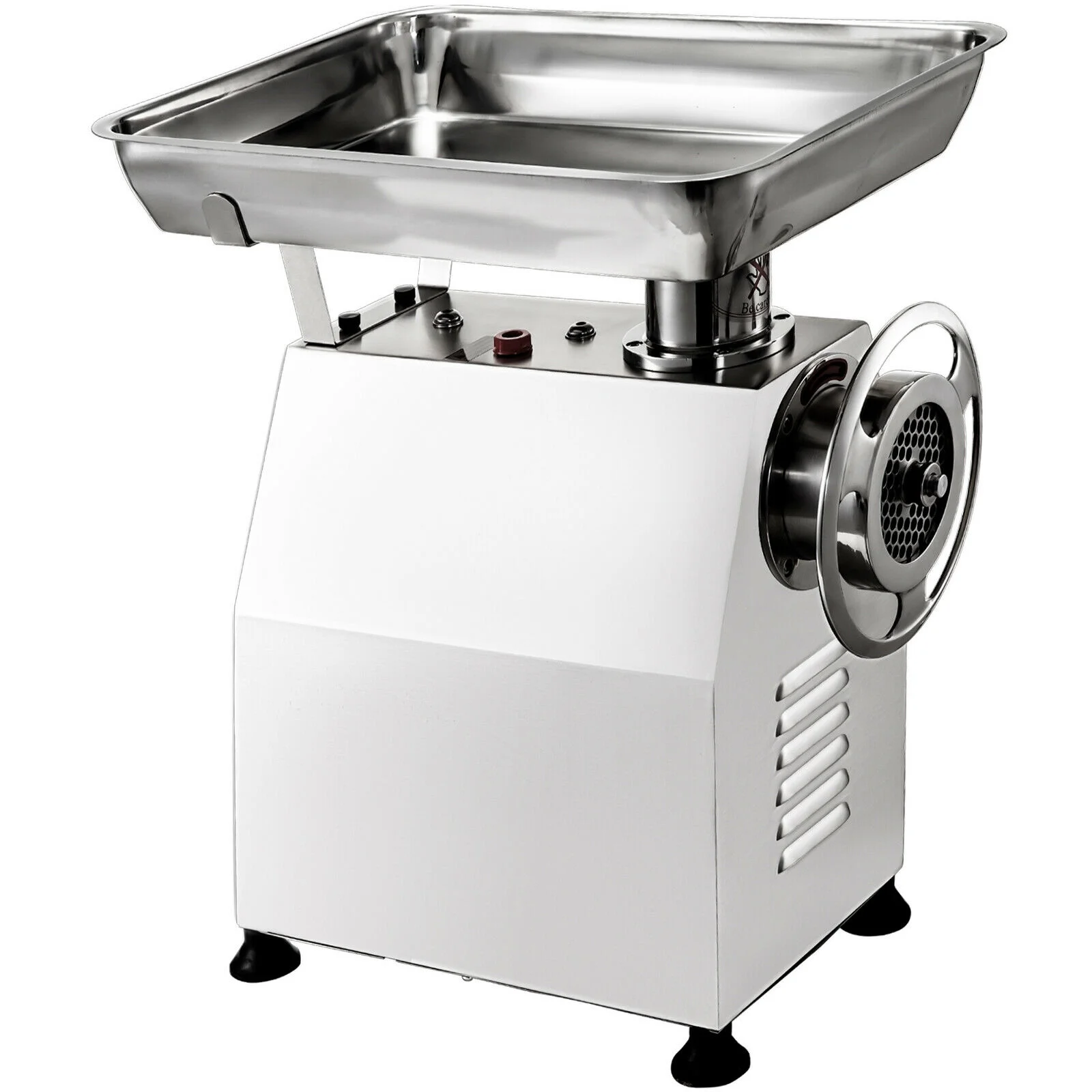 VEVORbrand Commercial Electric Meat Grinder 770lbs/h,Electric Sausage Maker 2200W,Stainless Steel With 2 Grinding Heads & 2 Blades For Restaurants,Supermarkets,Silver