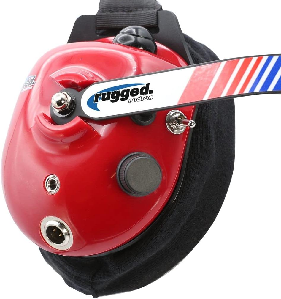 NASCAR Race Fan Linkable Intercom Scanner Over The Ear Two Way Headsets w/Mic and Cables - #H80-X2