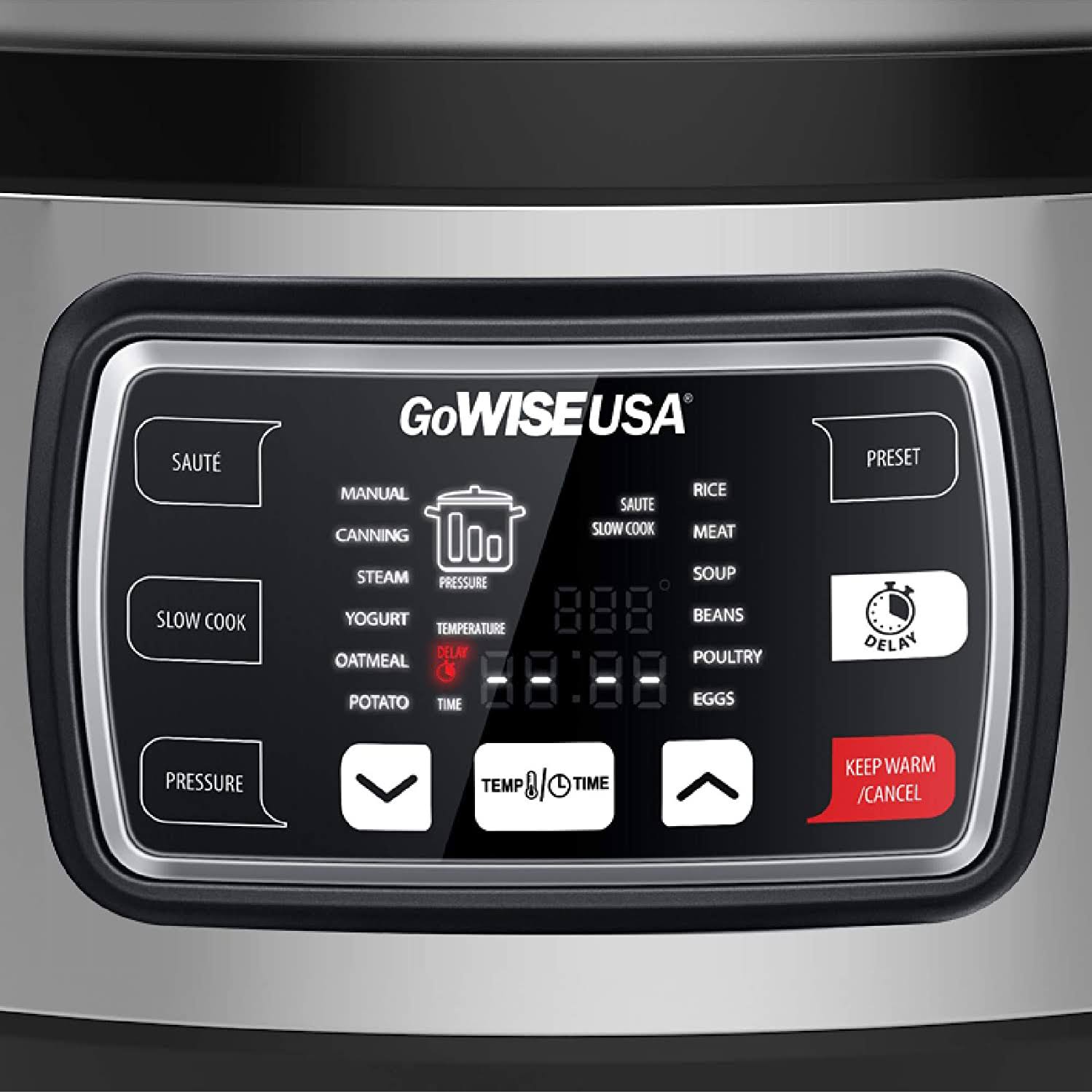 GoWISE USA Ovate 9.5 qt. Oval Electric Pressure Cooker