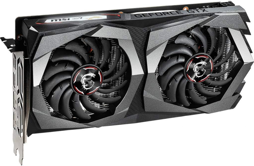 MSI Gaming GeForce GTX 1650 128-Bit HDMI/DP 4GB GDRR6 HDCP Support DirectX 12 Dual Fan VR Ready OC Graphics Card (GTX 1650 D6 Gaming X)