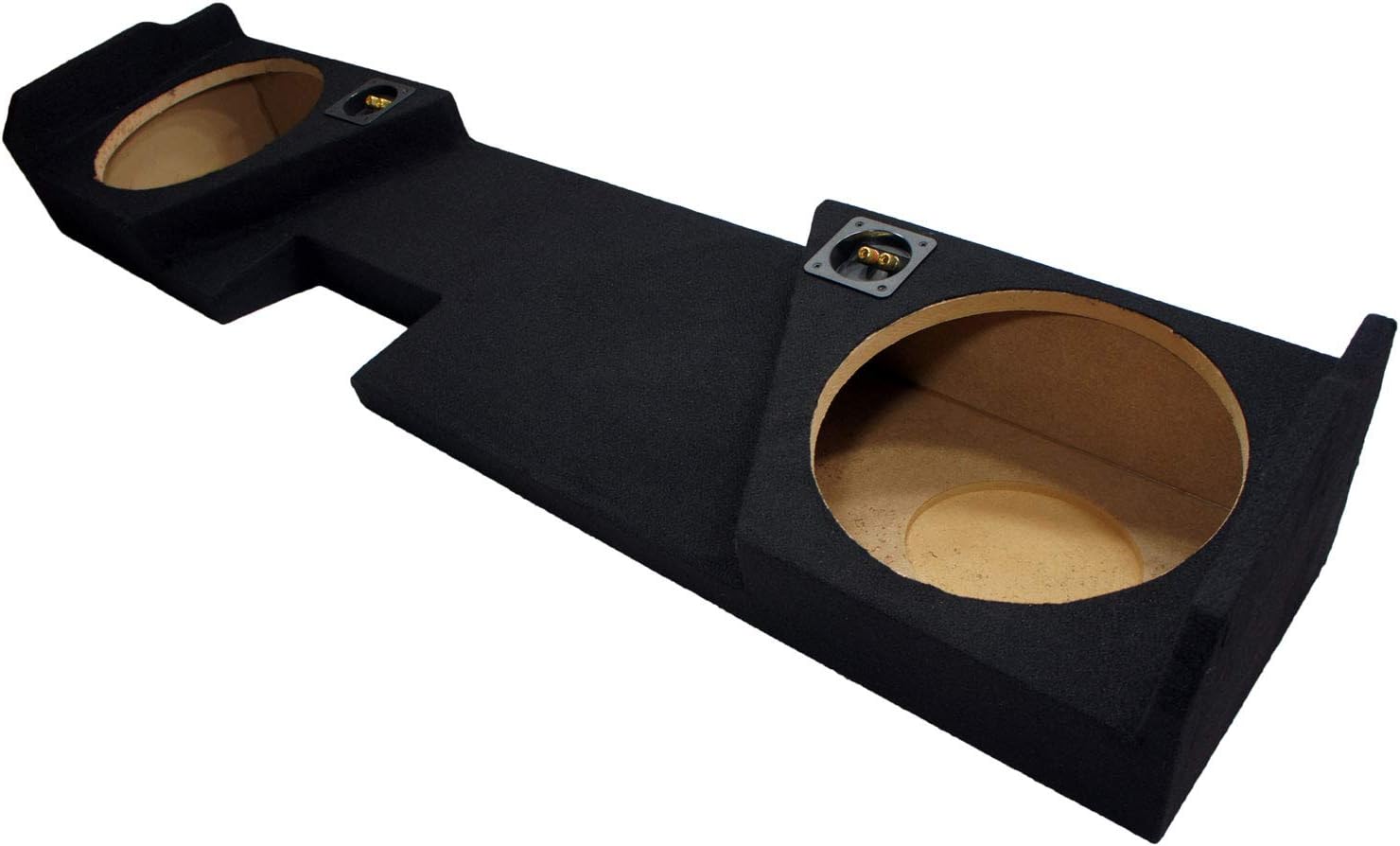 Compatible with 2014 - UP GMC Sierra Double Cab Truck Dual 12 Sub Box Subwoofer Enclosure