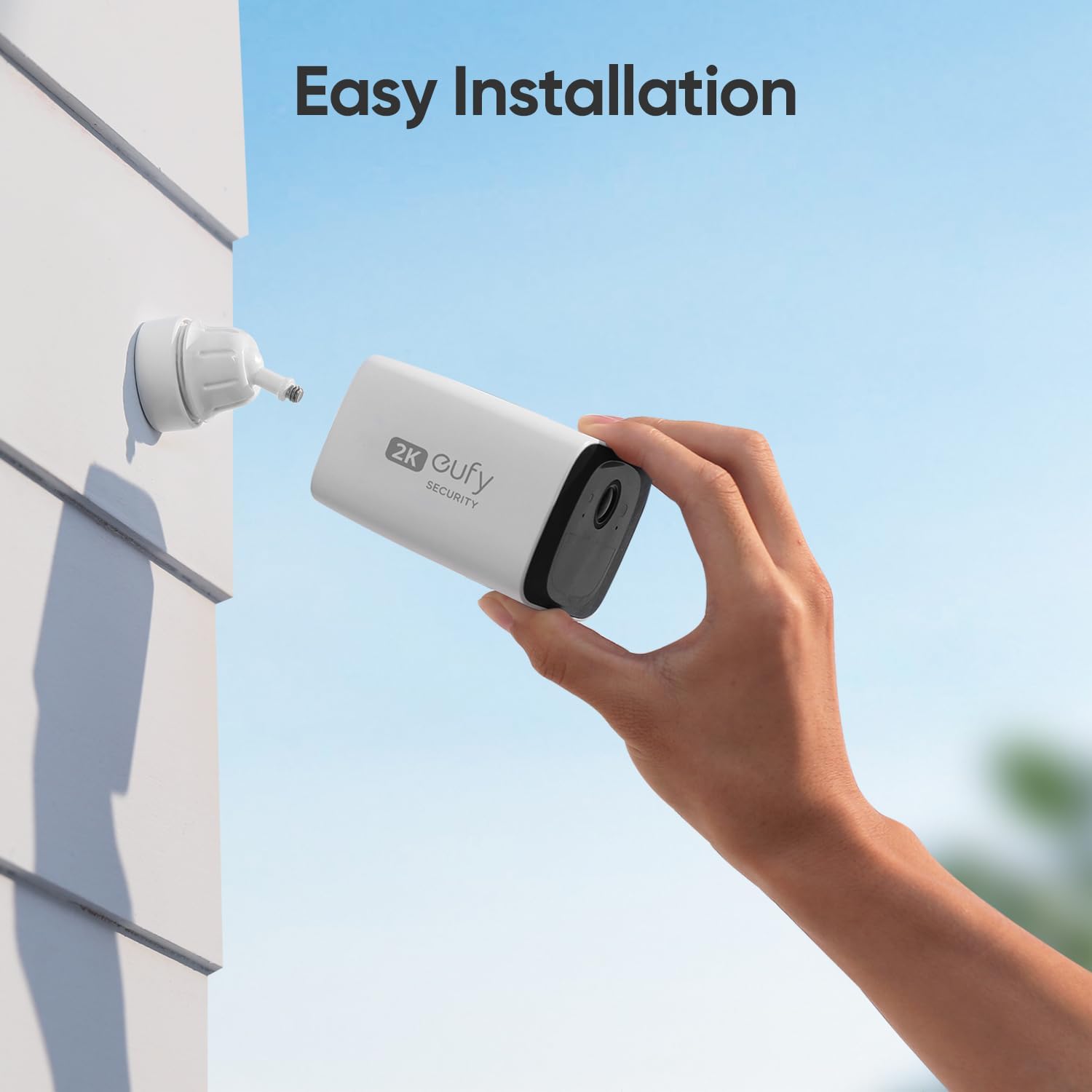 eufy Security SoloCam C210, Wireless Outdoor Camera, 2K Resolution Indoor Cam S350, Dual Cameras, 4K UHD Resolution Security Camera with 8× Zoom and 360° PTZ