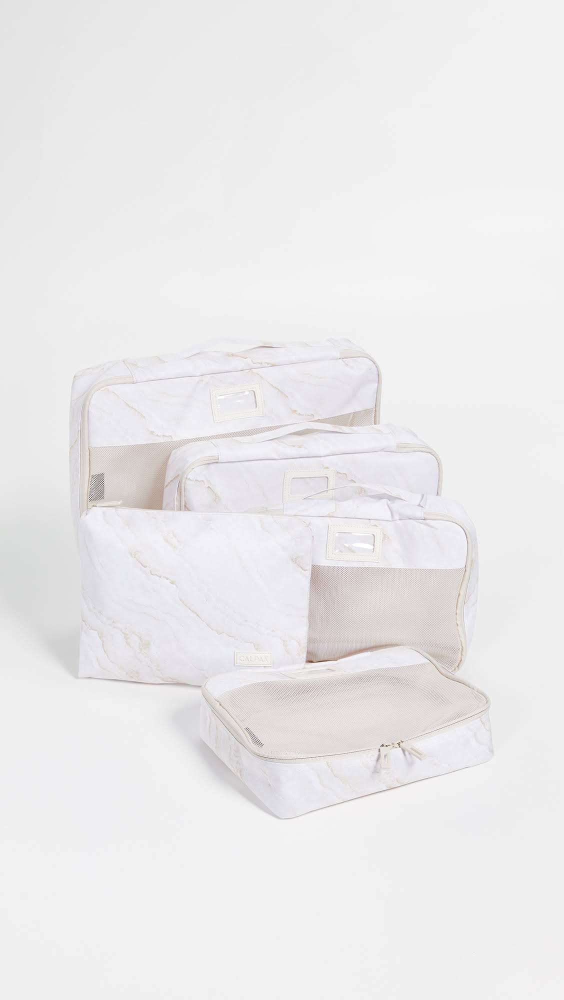 CALPAK 5-Piece Packing Cube Set - Gold Marble