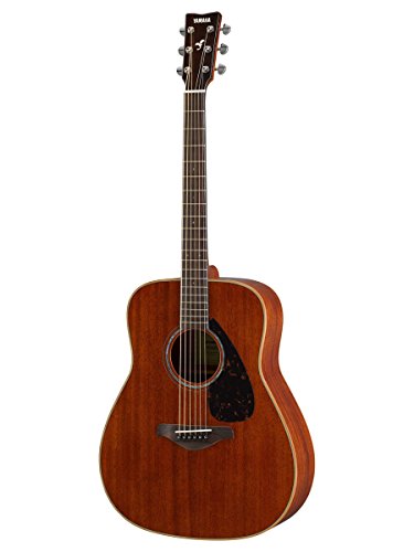 Yamaha FS850 Small Body Solid Top Acoustic Guitar, Mahogany