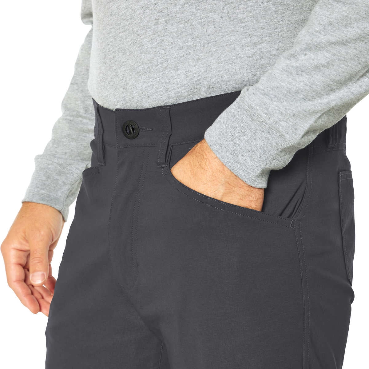 Orvis Mens Classic Collection Lightweight 6 Pocket Tech Pant (Asphalt (Grey),36x34)