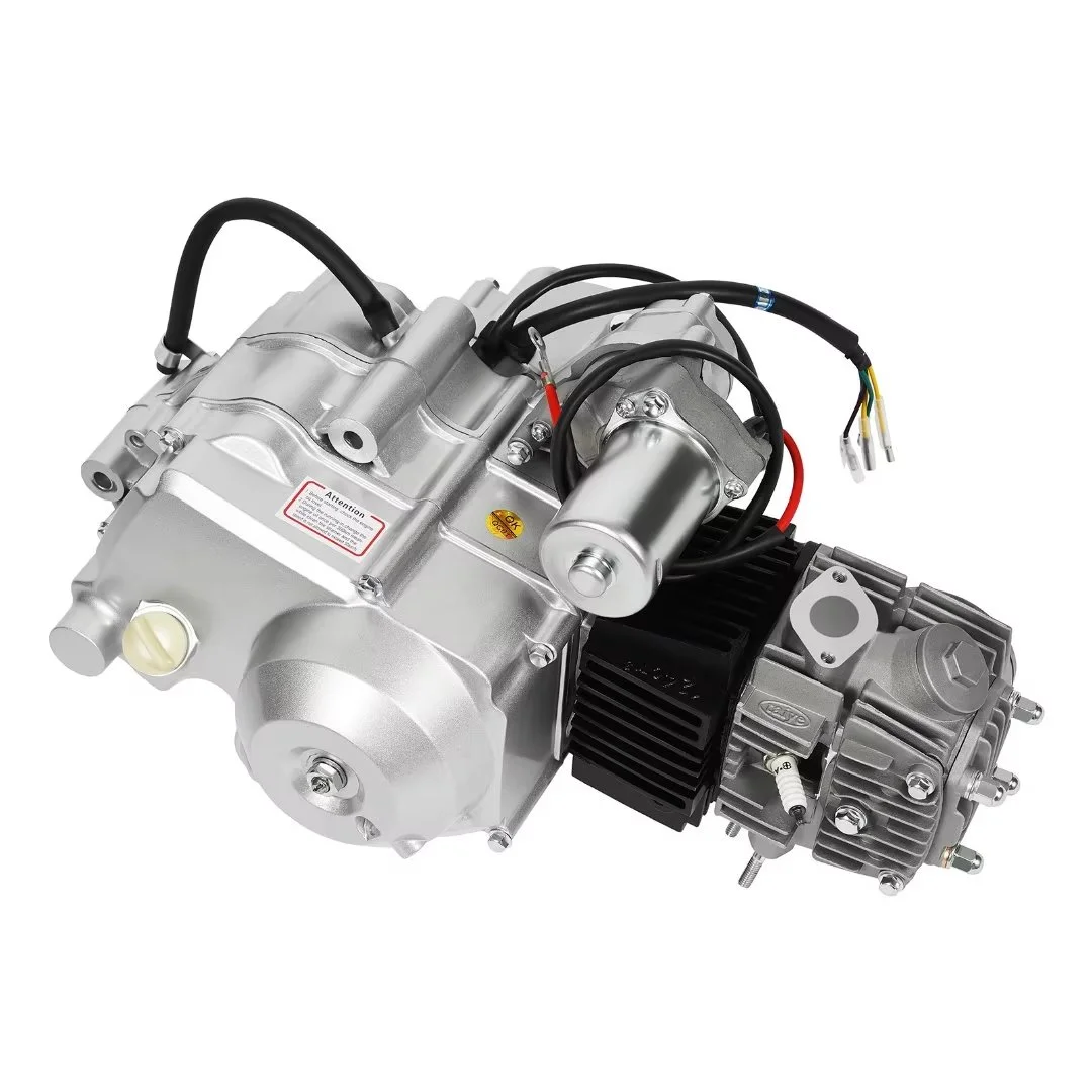 TFCFL 125cc Engine 4 Stroke Motor 3 Speed Reverse Semi Auto for ATV Quad Bike Buggy 4 Wheeler B Lawn Mower Engine