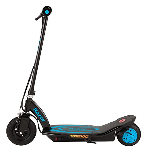 Razor Power Core E100 Electric Scooter - 100w Hub Motor, 8" Air-Filled Tire, Up to 11 mph and 60 min Ride Time, for Kids Ages 8 and Up