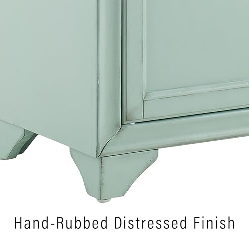 Crosley Furniture Tara 3-Piece Modern Farmhouse Sideboard Buffet Cabinet and Kitchen Storage Pantry Set, Distressed Gray