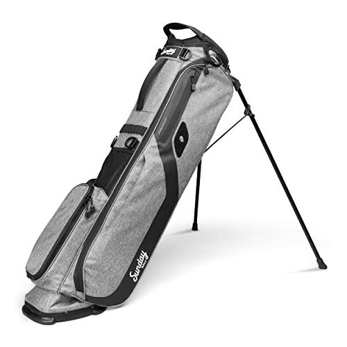 Sunday Golf El Camino Bag - Lightweight Sunday Golf Bag with Strap and Stand – Easy to Carry – Golf Stand Bag for The Driving Range, Par 3 and Standard Courses, 3.9 pounds