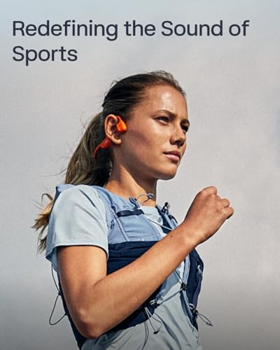 SHOKZ New OpenRun Pro 2 - Open-Ear, Bone Conduction Sport Headphones - with Reflective Strip - Sweat Resistant, Workout Headphones - Secure, Wireless, Comfortable Fit-Deep Bass and Smart Mic App