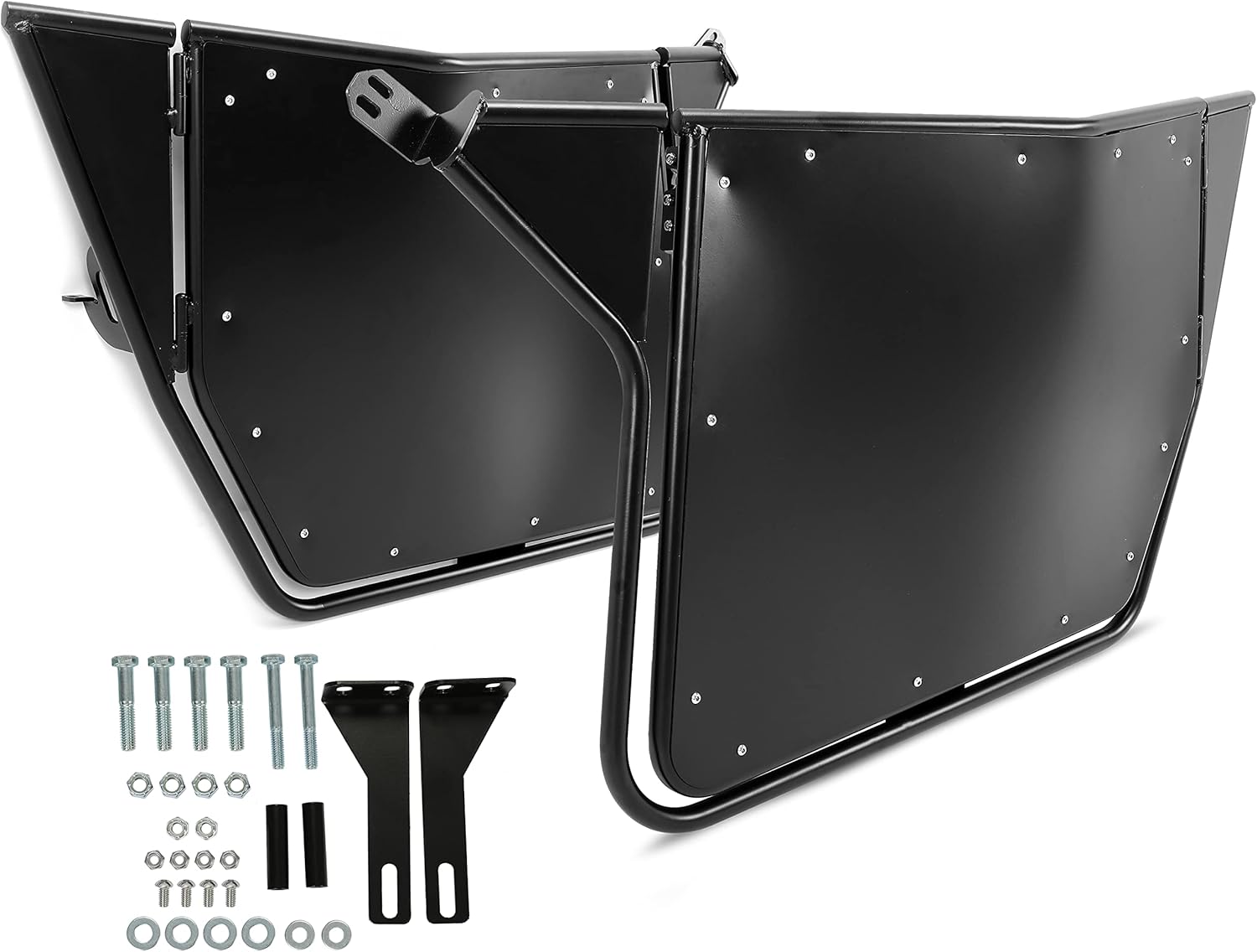 Steel Doors Compatible with 2008-2014 Polaris RZR 800/ S 800/ XP 900/570 Left & Right