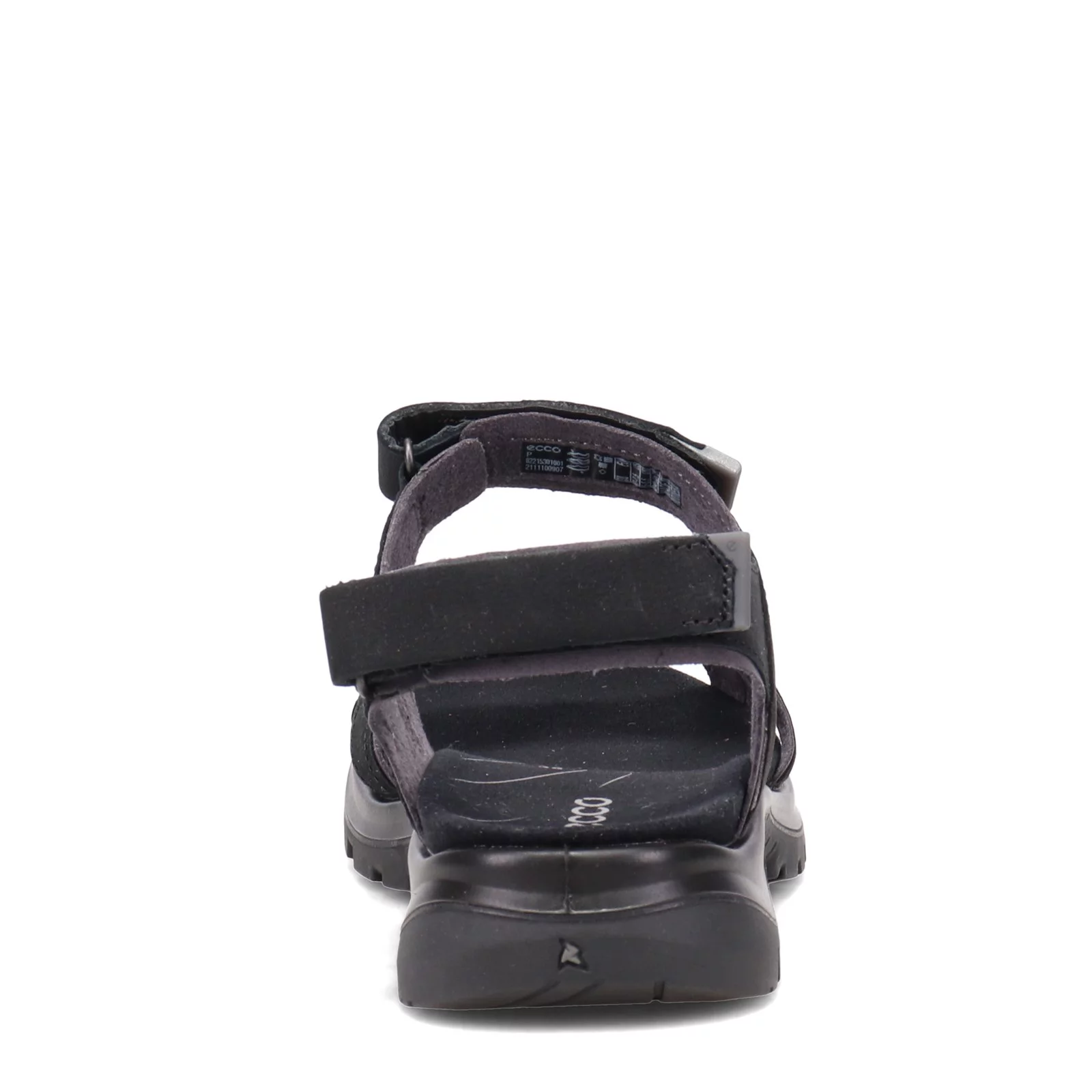 Women's ECCO Yucatan 2.0 Sport Sandal Black Yak Nubuck 36 M