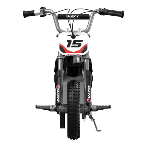 Razor MX400 Dirt Rocket - Electric-Powered Dirt Bike for Kids 8+, Up to 14 MPH, High/Low Speed Switch, Up to 60 Minutes Ride Time