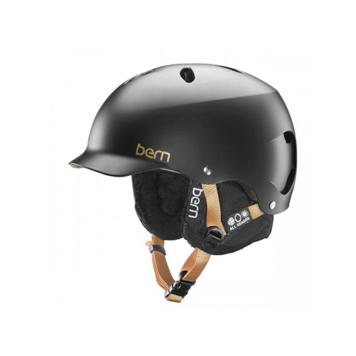 Bern Lenox Helmet (Satin BLACK/XS-S)