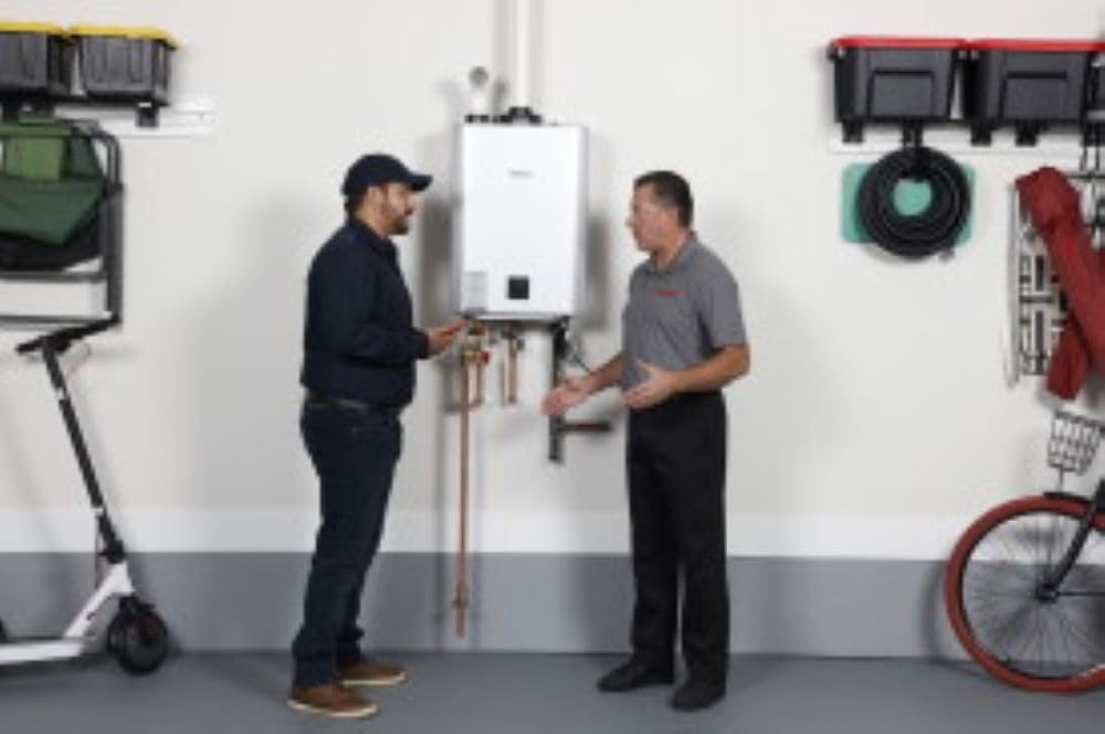 Rinnai RX199iN Condensing Smart Sense Natural Gas or Propane Tankless Water Heater, Indoor or Outdoor Water Heater, Up to 11.1 GPM, 199,000 BTU