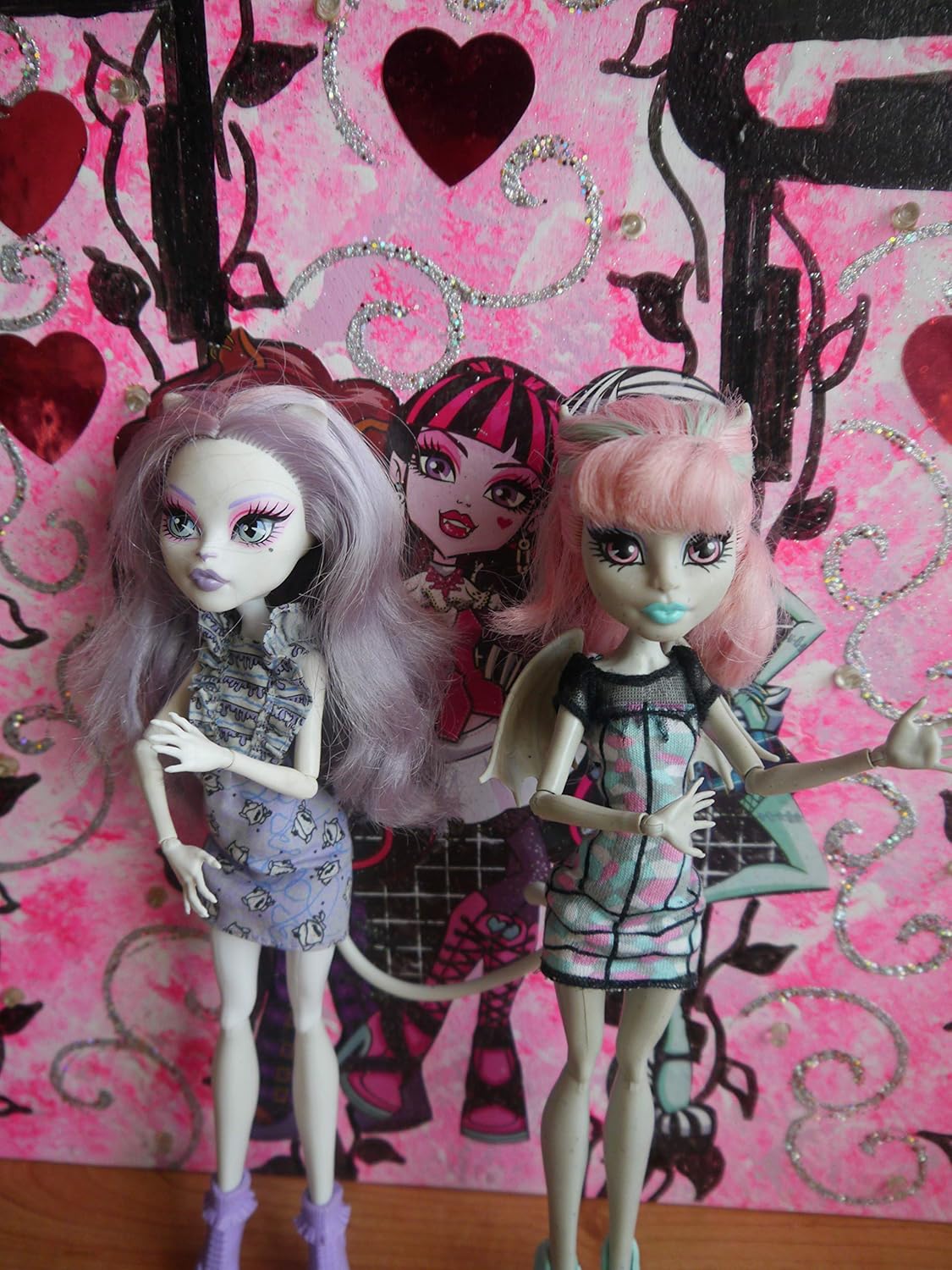 Monster High Ghoul Chat Doll 2-Pack Rochelle Goyle & Catrine DeMew