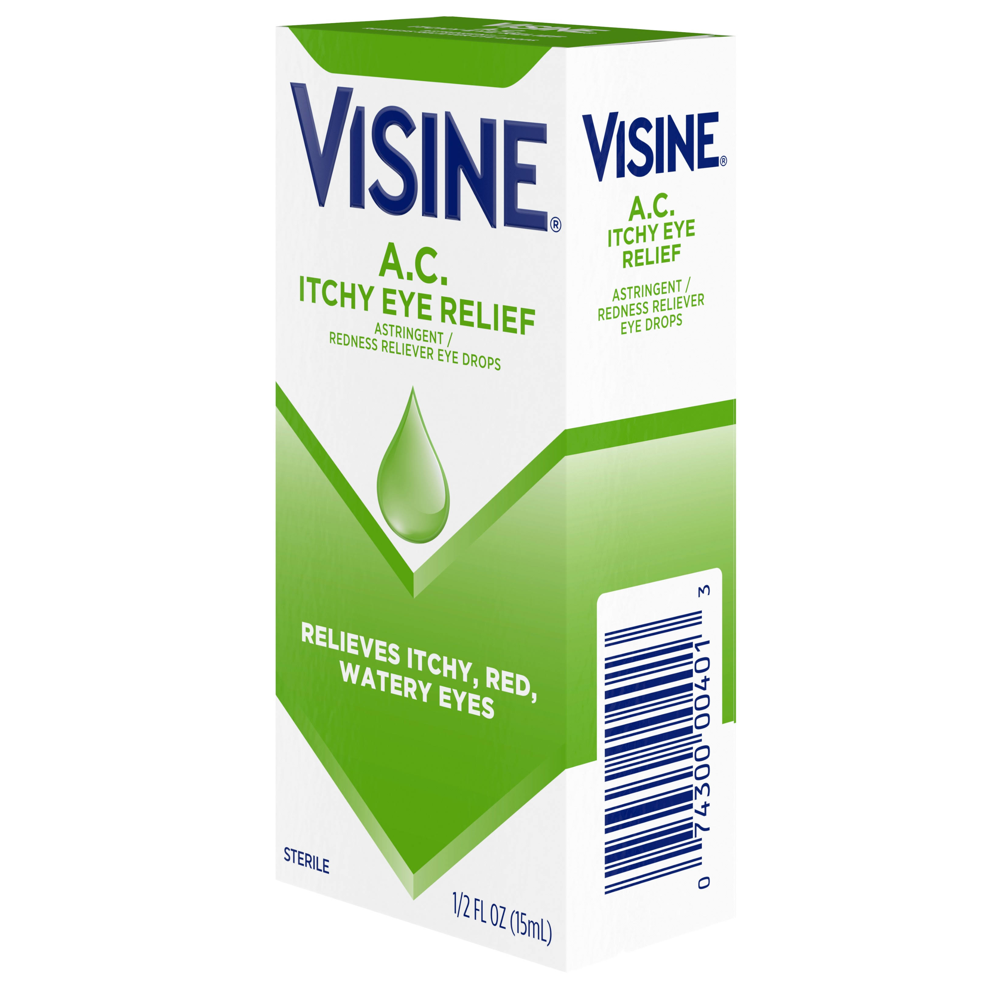 Visine Itchy Eye Relief, A.C. - 0.5 fl oz