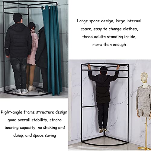 Fashion Changing Rooms Movable Clothing Store Fitting Room Temporary Locker Room for Mall Outdoor Dressing Room Portable Changing Room Shading Curtain Bedroom Furniture