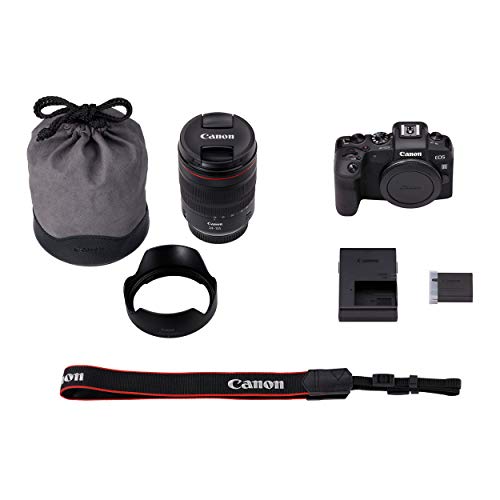 Canon EOS RP Full Frame Mirrorless Vlogging Portable Digital Camera with 26.2MP Full-Frame CMOS Sensor, Wi-Fi, Bluetooth, 4K Video Recording and 3.0” Vari-Angle Touch LCD Screen, Body, Black,