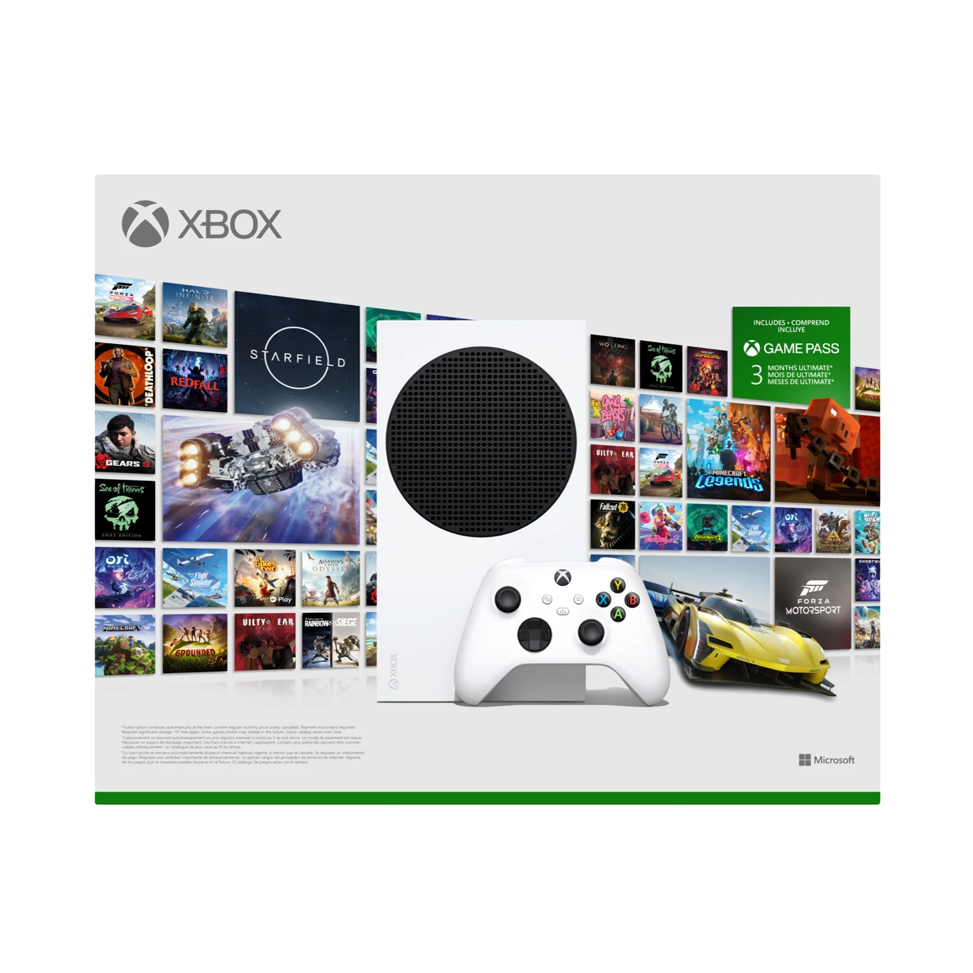 Xbox Series S Starter Bundle including 3 Months of Game Pass Ultimate