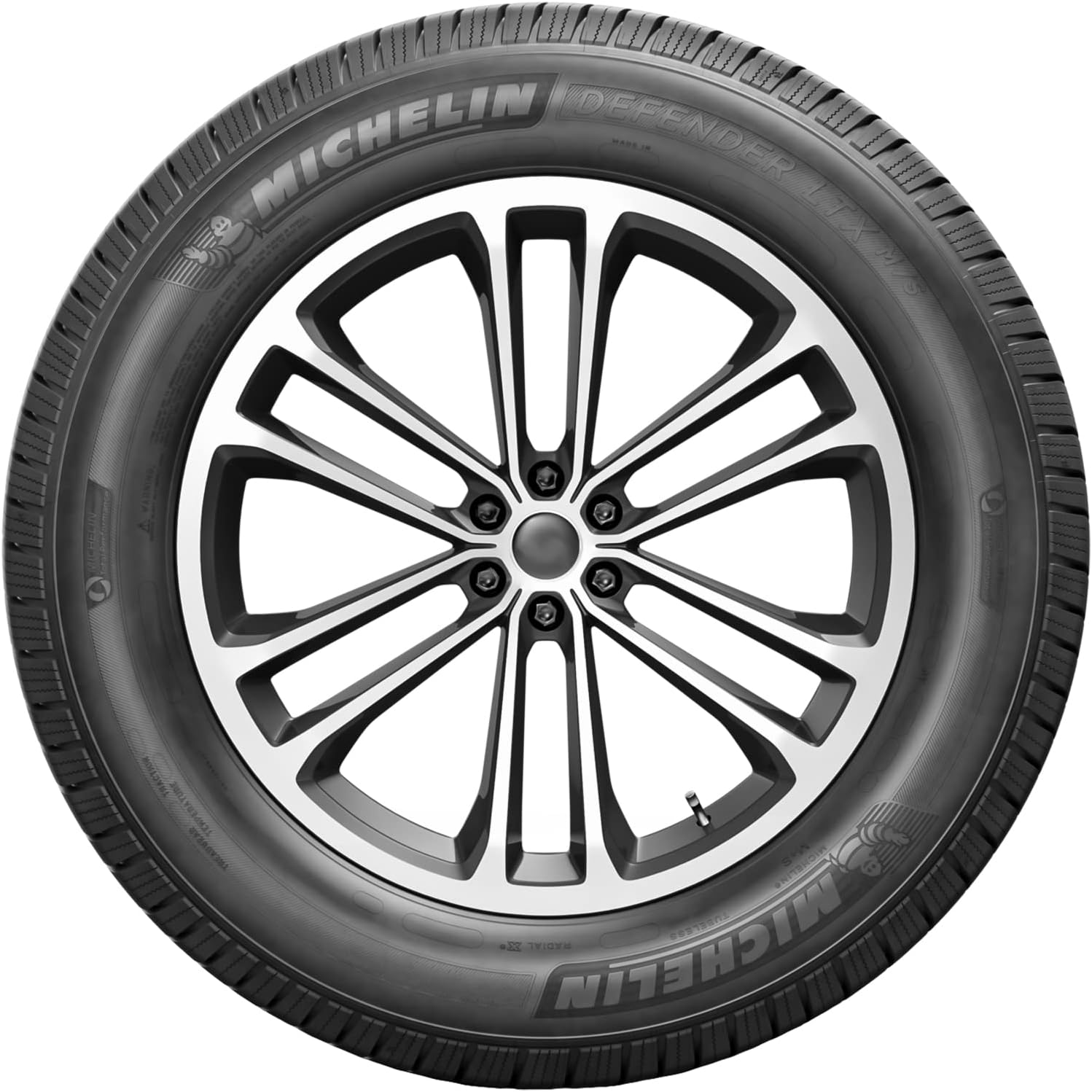 MICHELIN Defender LTX M/S All Season Radial Car Tire for Light Trucks, SUVs and Crossovers, 255/55R18/XL 109H