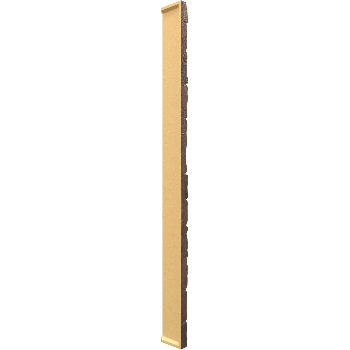 Ekena Millwork 3"W x 3"D x 48"H Universal Inside Corner for StoneWall Faux Stone Siding Panels, York Town