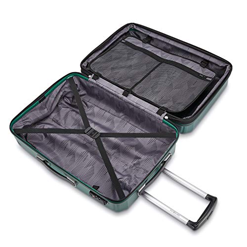 Samsonite Winfield 3 DLX Hardside Expandable Luggage with Spinners, Silver, Carry-On 20-Inch