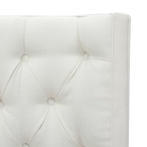 Jennifer Taylor Home Brooklyn King Tufted Panel Bed Headboard and Footboard Set, Opal Grey Velvet