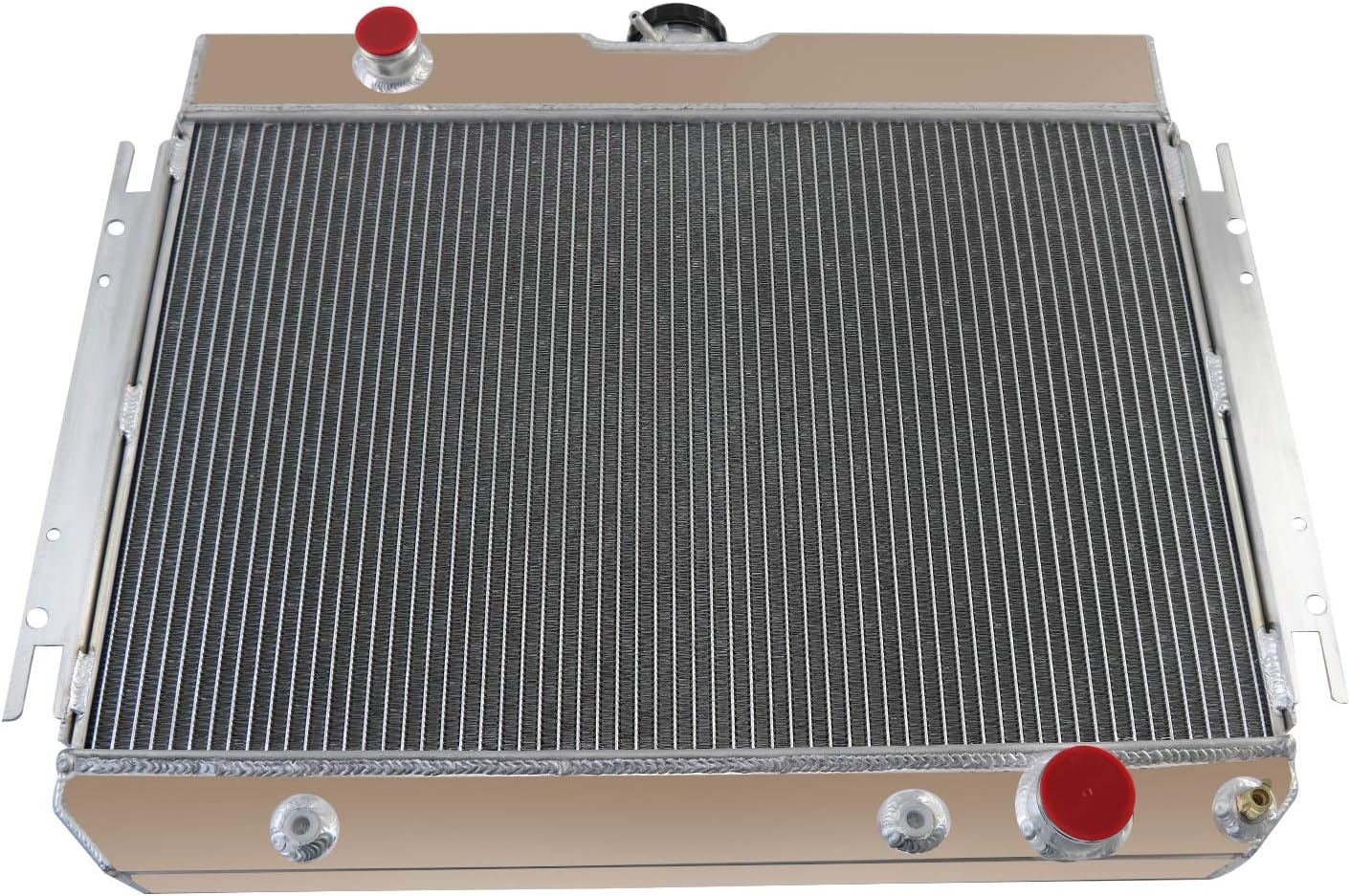 ALLOYWORKS 3 Row Core All Aluminum Radiator For 1963 1964 1965 1966 1967 1968 Chevy Impala Chevelle Camino/Many Chevy Bel Air GM