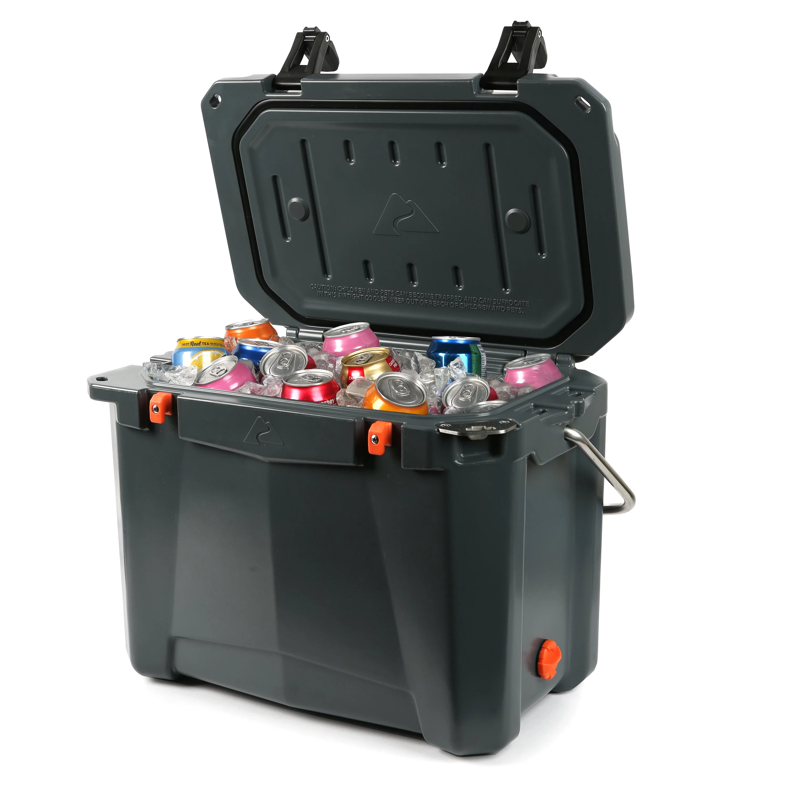 Ozark Trail 26 Quart High Performance Roto-Molded Cooler with Microban®, Gray