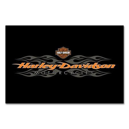 Harley-Davidson - 8 ft. Radical Flames Billiard Cloth - Hdl-11202, Size: 57