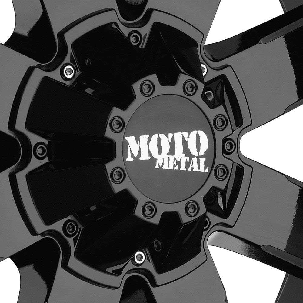 20X10 6X135 Moto Metal MO962 Gloss Black Milled Rim Wheel