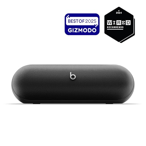 Beats Pill - Portable Bluetooth Speaker- Up to 24H Battery Life, Water Resistant, Bluetooth, Apple & Android Compatible, Seriously Loud Sound for Home, Outdoor and Travel- Champagne Gold
