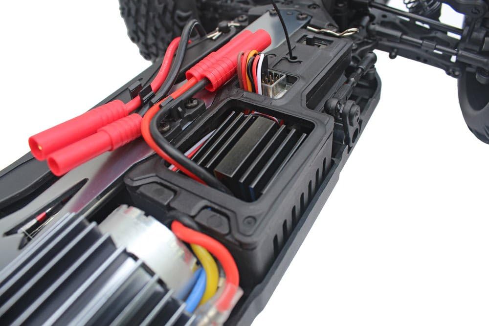 Redcat Racing Blackout XTE 1/10 Scale Electric Monster Truck with Waterproof Electronics, Red