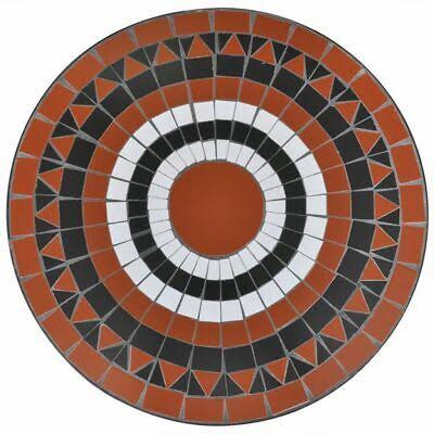vidaXL Bistro Table Blue and White 23.6x22 Mosaic